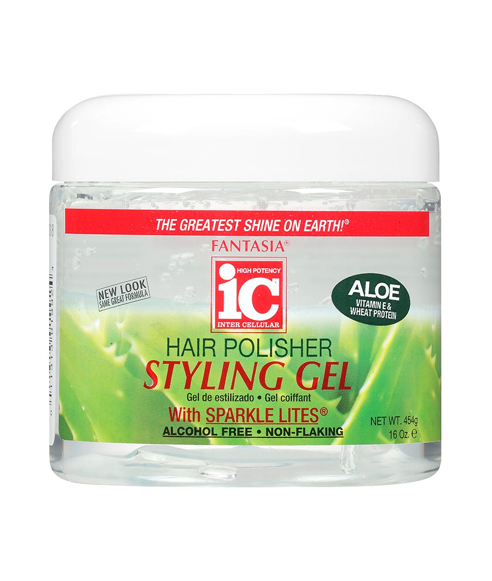 Fantasia Ic Hair Polisher Styling Gel[Aloe] 16Oz, HAIR CARE - Cloré Beauty