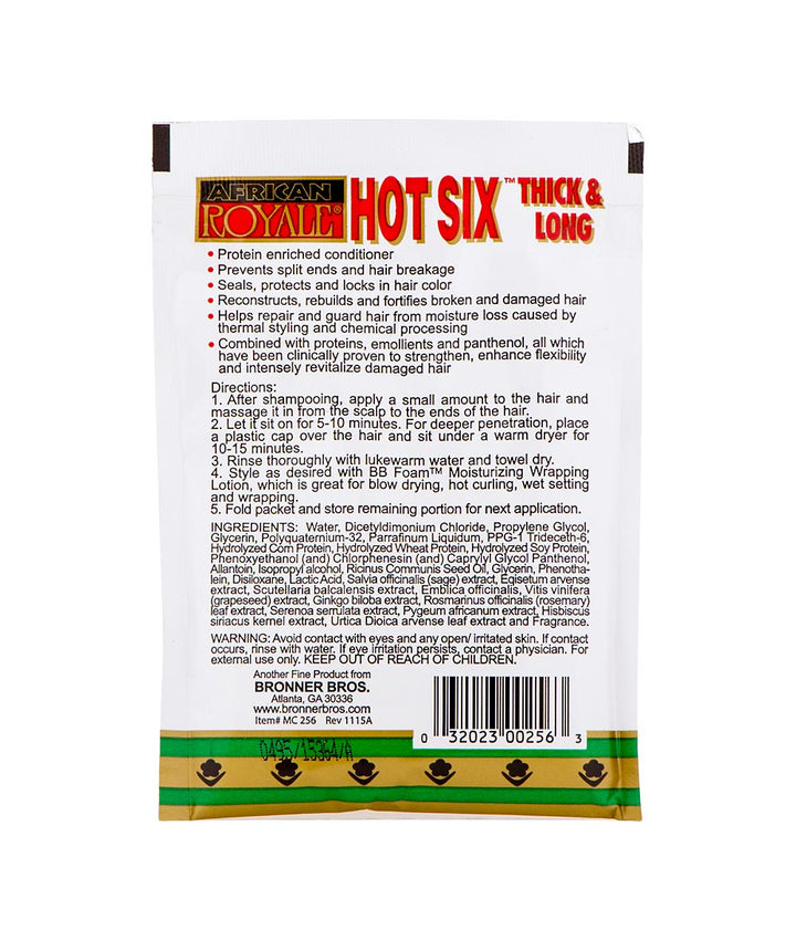 African Royale Hot Six Oil 1.75Oz Packette