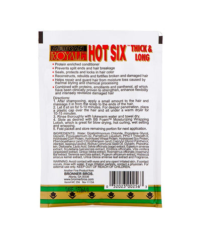 African Royale Hot Six Oil 1.75Oz Packette