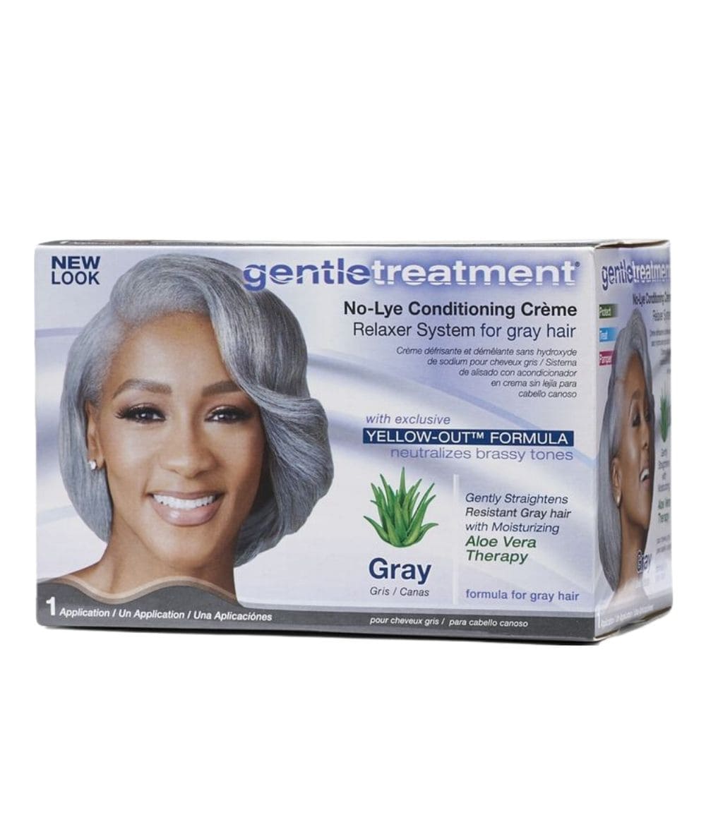 Gentle Treatment No-Lye Conditioning Creme Relaxer System 1 Application Kit, Hair Care - Cloré Beauty