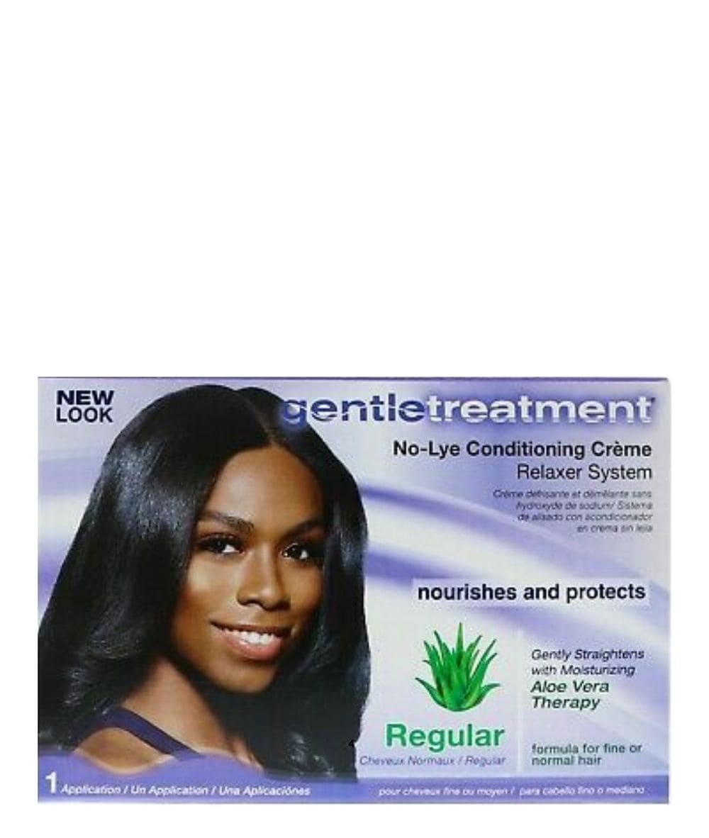 Gentle Treatment No-Lye Conditioning Creme Relaxer System 1 Application Kit, Hair Care - Cloré Beauty