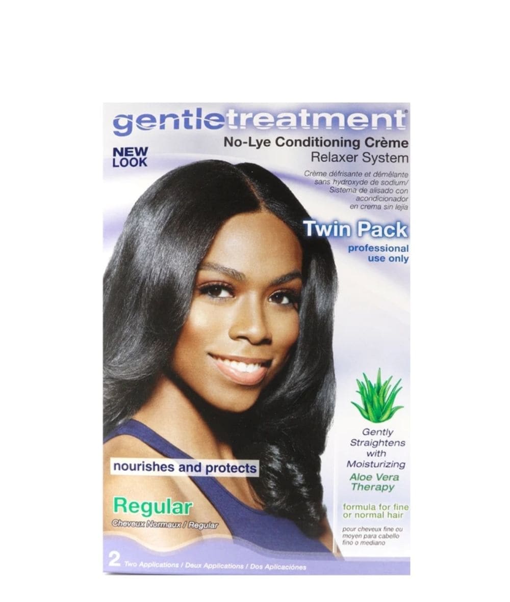 Gentle Treatment No-Lye Conditioning Creme Relaxer System 2 Application Kit, HAIR CARE - Cloré Beauty