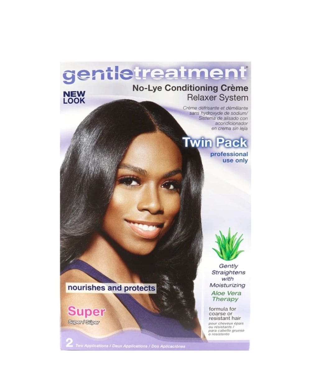 Gentle Treatment No-Lye Conditioning Creme Relaxer System 2 Application Kit, HAIR CARE - Cloré Beauty