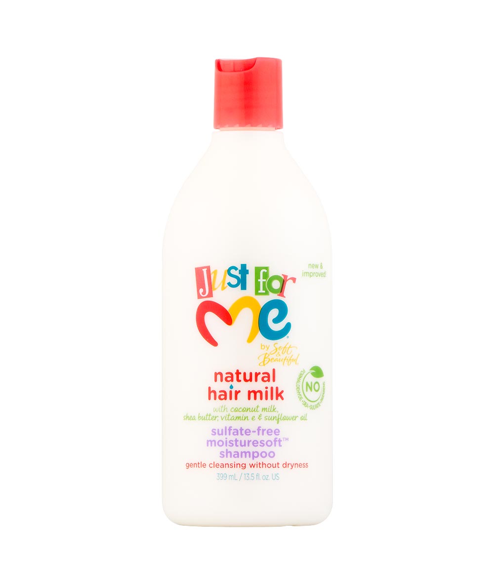 Just For Me Hair Milk Slf-Free Moisturesoft Shampoo 13.5Oz, Hair Care - Cloré Beauty