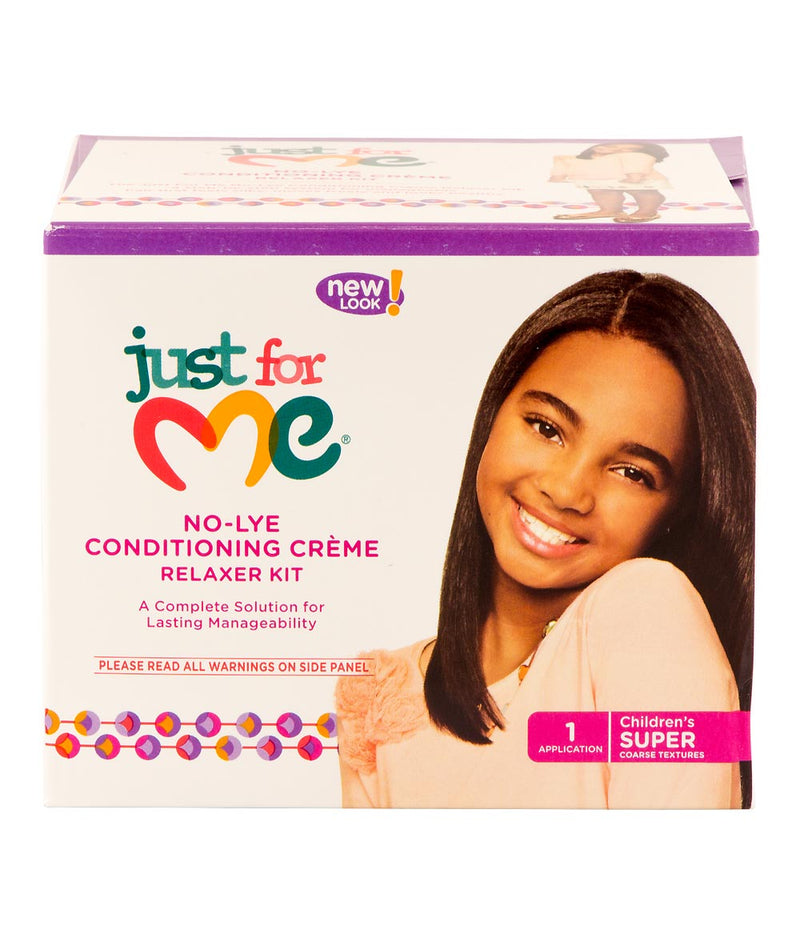 Just For Me No-Lye Conditioning Creme Relaxer Kit 1 Application