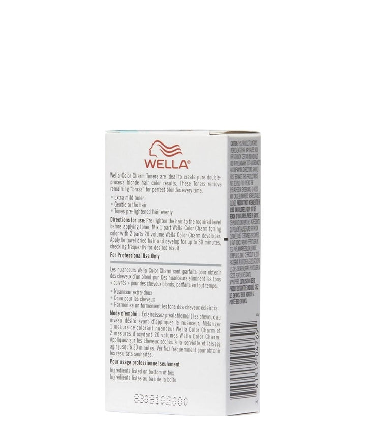 Wella Color Charm Permanent Liquid Hair Toner