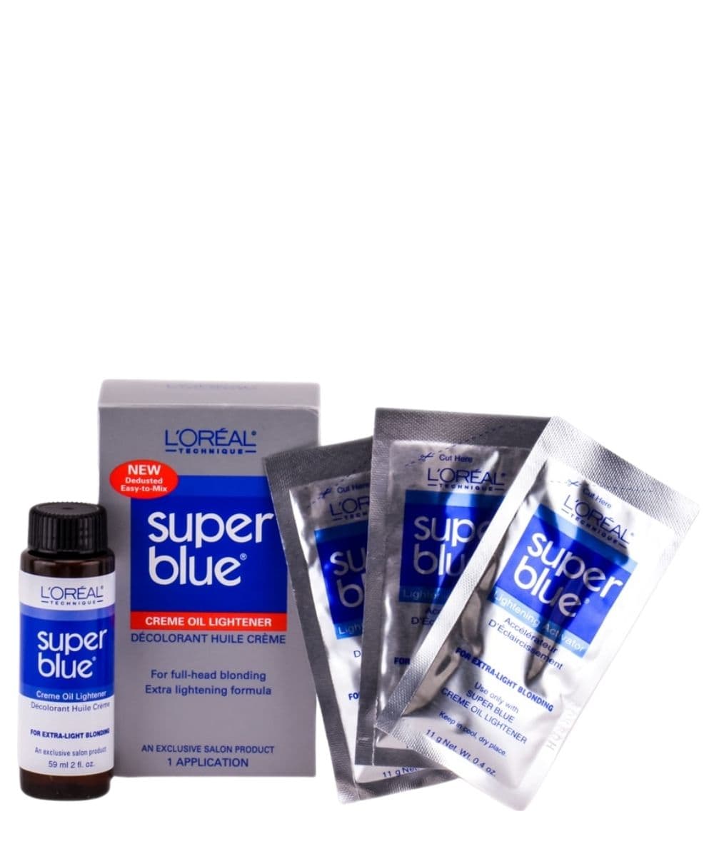 Loreal Super Blue Creme Oil Lightener 1Application, HAIR CARE - Cloré Beauty