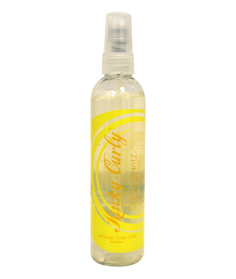 Kinky-Curly Spiral Spritz Natural Styling Serum Organic Curl 8oz