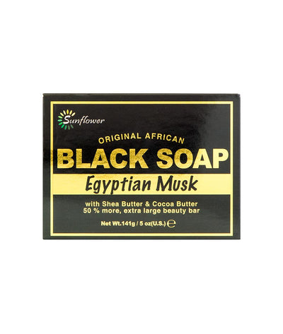 Sunflower Original African Black Soap 5Oz