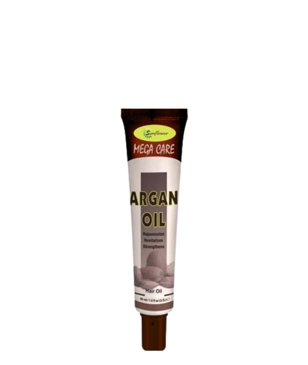 Sunflower Mega Care Argan Oil Hair Oil Tube 1.5Oz, HAIR CARE - Cloré Beauty