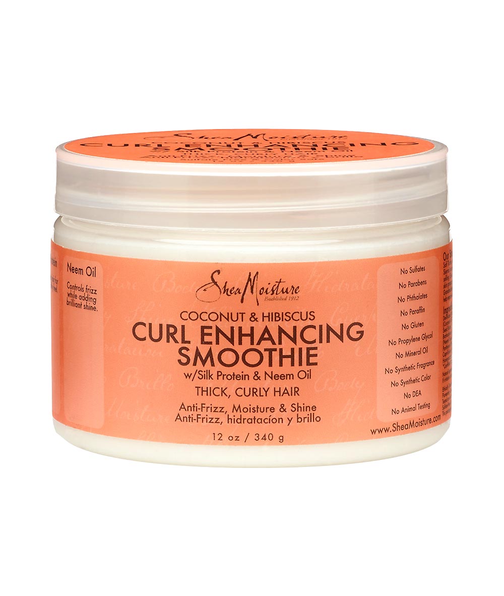 SheaMoisture Coconut & Hibiscus Curl Enhancing Smoothie 12oz, HAIR CARE - Cloré Beauty