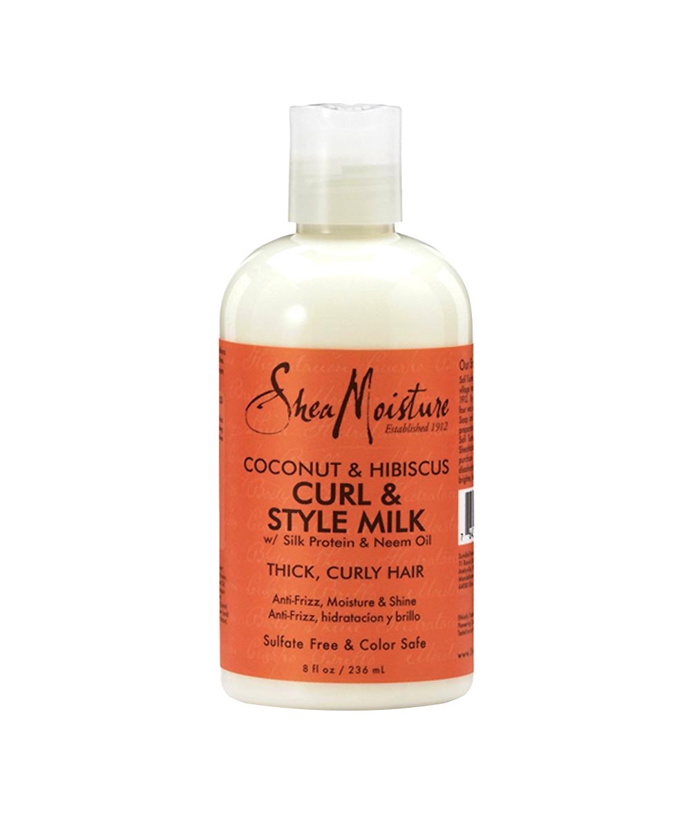 SheaMoisture Coconut & Hibiscus Curl & Style Milk 8oz, HAIR CARE - Cloré Beauty