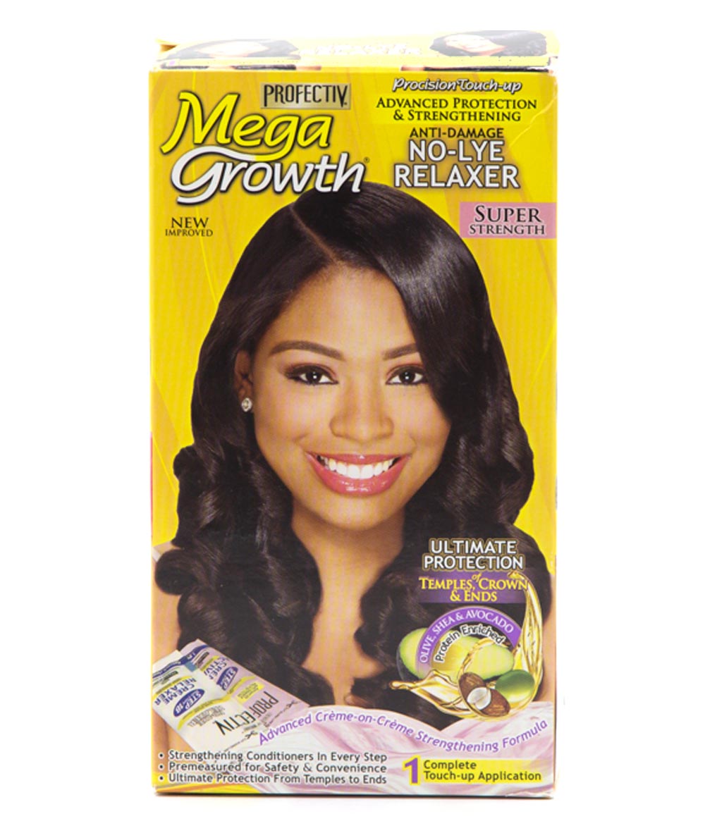 Profectiv Mega Growth Anti-Damage No-Lye Relaxer 1 Complete Touch-Up Application, Hair Care - Cloré Beauty