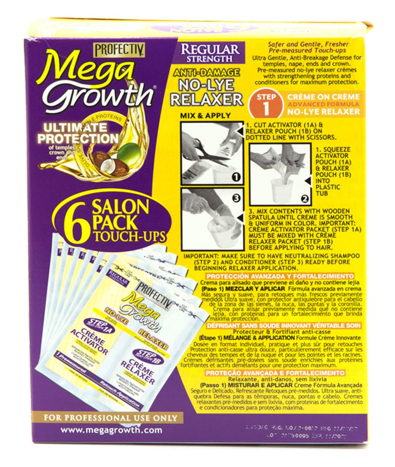 Profectiv Mega Growth Anti-Damage No-Lye Relaxer 6 Touch-Up Applications