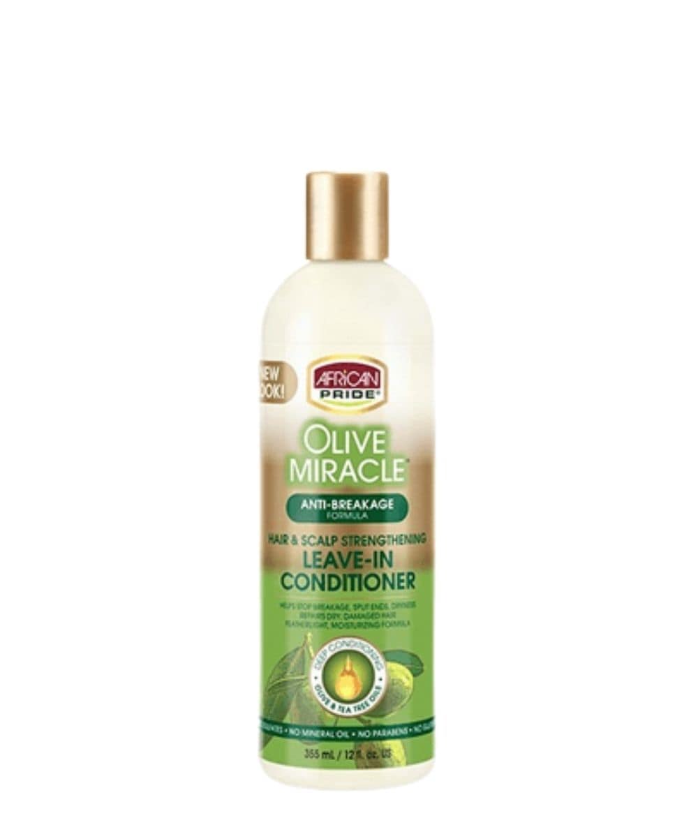 African Pride Olive Miracle Leave-In Conditioner 12oz, Hair Care - Cloré Beauty