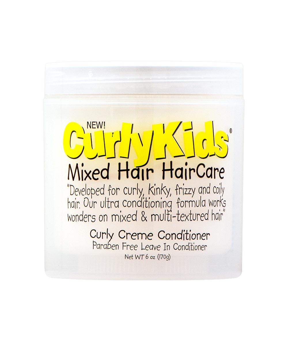 Curlykids Mixed Hair Haircare Curly Cream Conditioner(Leave-In) 6Oz