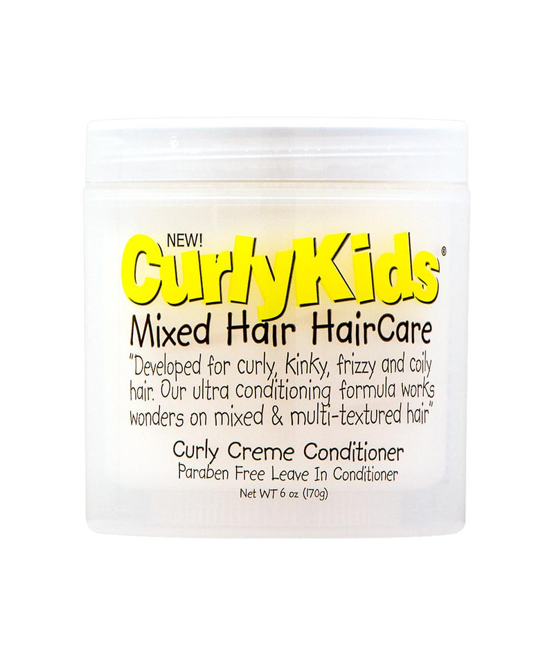 Curlykids Mixed Hair Haircare Curly Cream Conditioner(Leave-In) 6Oz