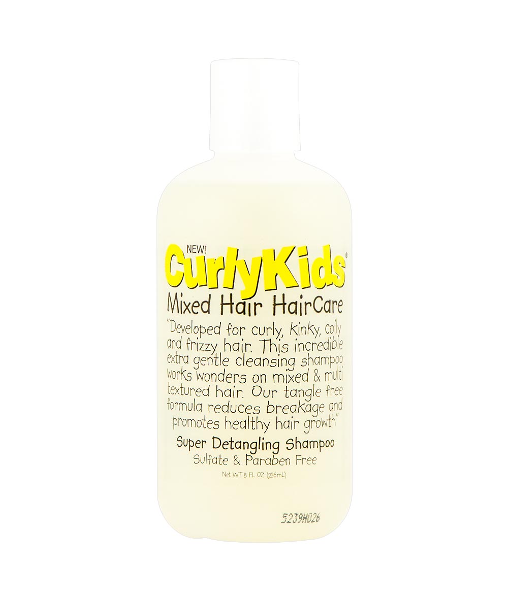 Curlykids Mixed Hair Haircare Detangling Shampoo 8Oz