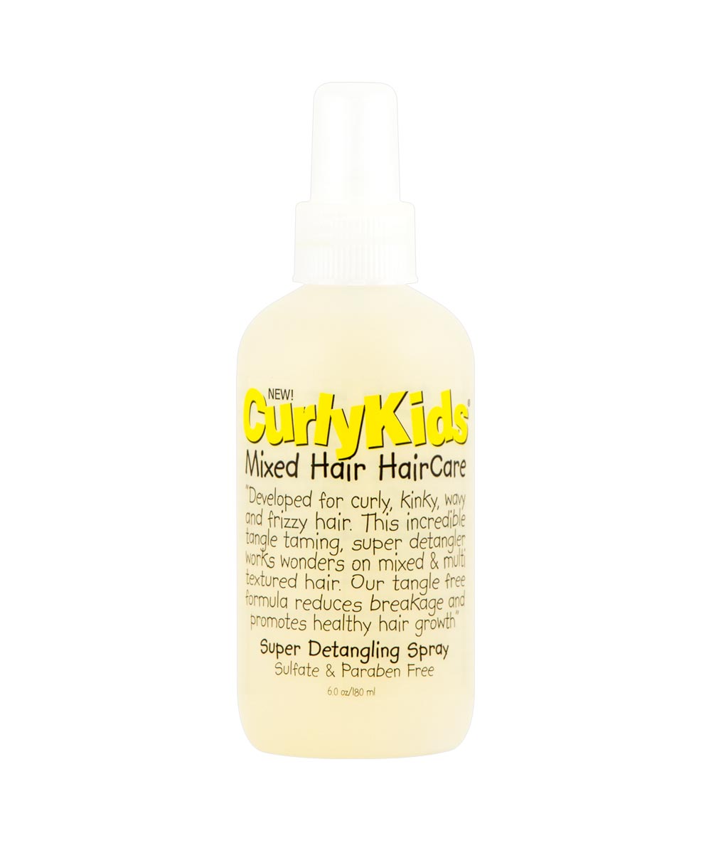 Curlykids Mixed Hair Haircare Detangling Spray 6oz, HAIR CARE - Cloré Beauty