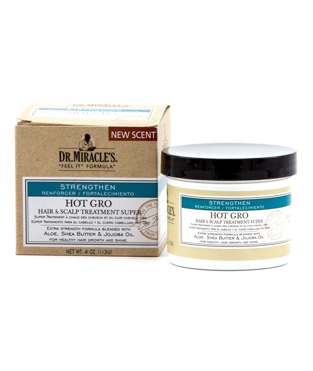 Dr. Miracles Strengthen Hot Gro Hair & Scalp Treatment 4 Oz, HAIR CARE - Cloré Beauty