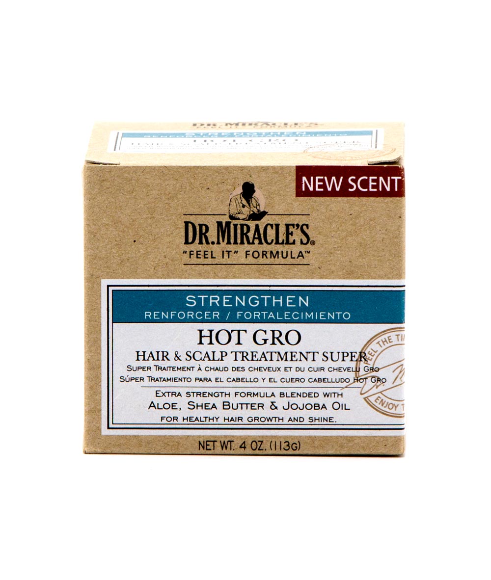Dr. Miracles Strengthen Hot Gro Hair & Scalp Treatment 4 Oz, HAIR CARE - Cloré Beauty