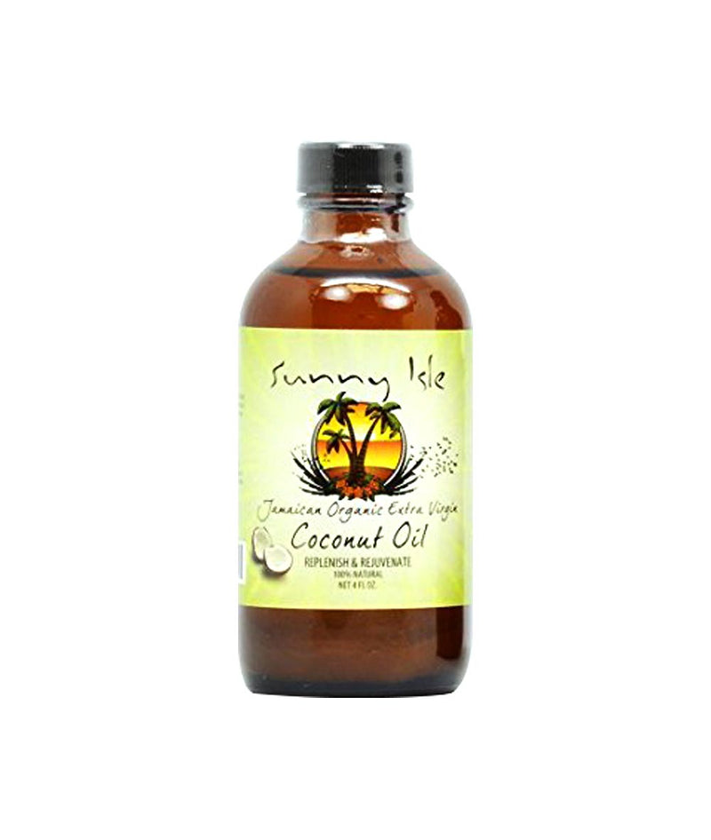 Sunny Isle Jamaican Organic Extra Virgin Coconut Oil 4Oz