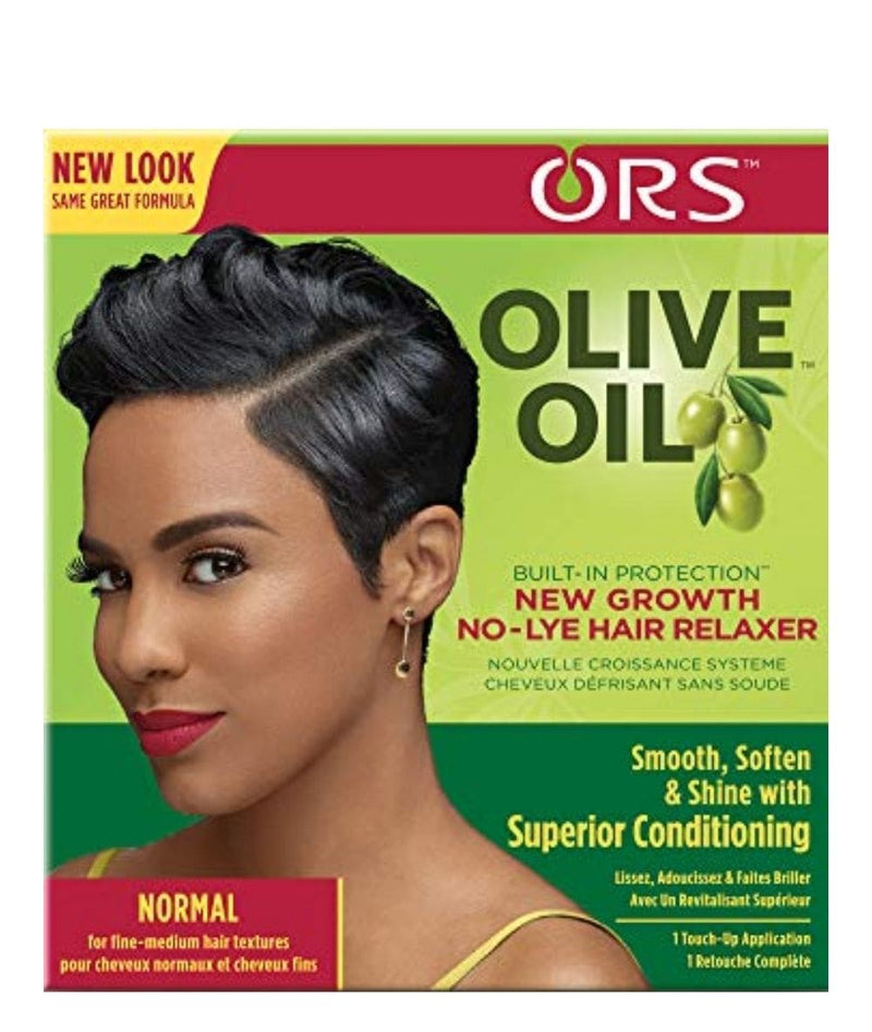 Ors Olive Oil New Growth No-Lye Hair Relaxer Kit