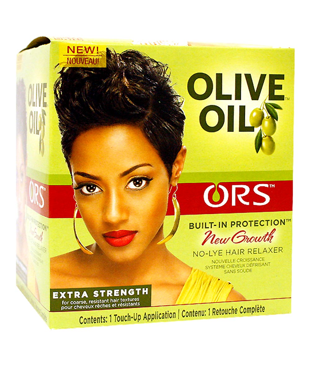 Ors Olive Oil New Growth No-Lye Hair Relaxer Kit