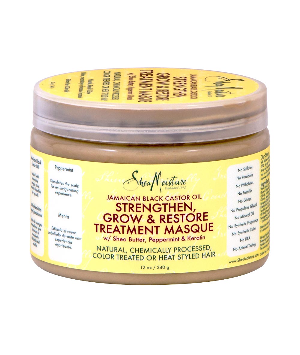 SheaMoisture Jamaican Black Castor Oil Masque 325Ml, HAIR CARE - Cloré Beauty