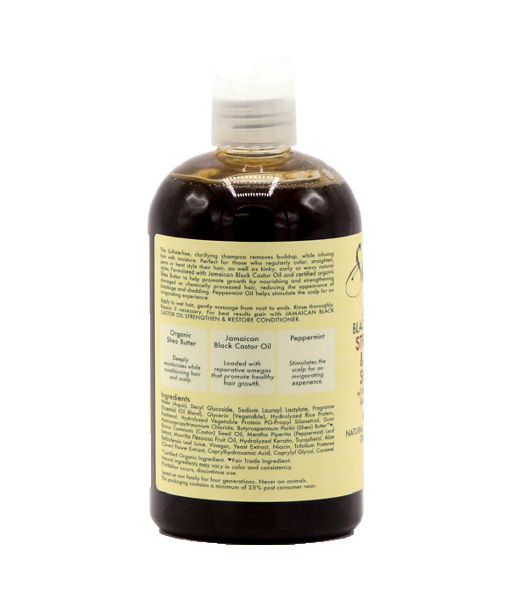 SheaMoisture Jamaican Black Castor Oil Shampoo 379Ml, HAIR CARE - Cloré Beauty
