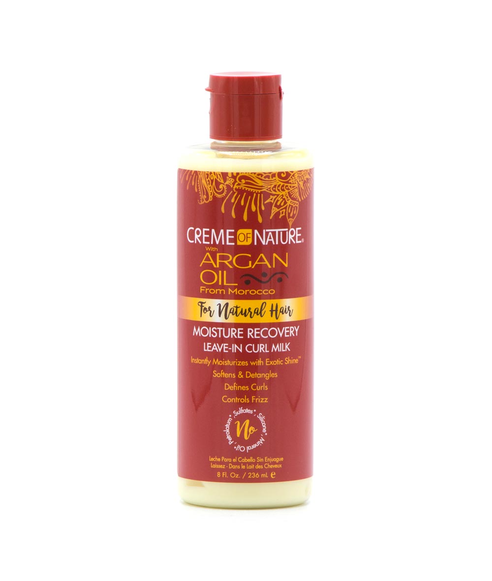 Creme Of Nature Arg/O Moist Recovery Leave-In Curl Hair Milk 8Oz, Hair Care - Cloré Beauty