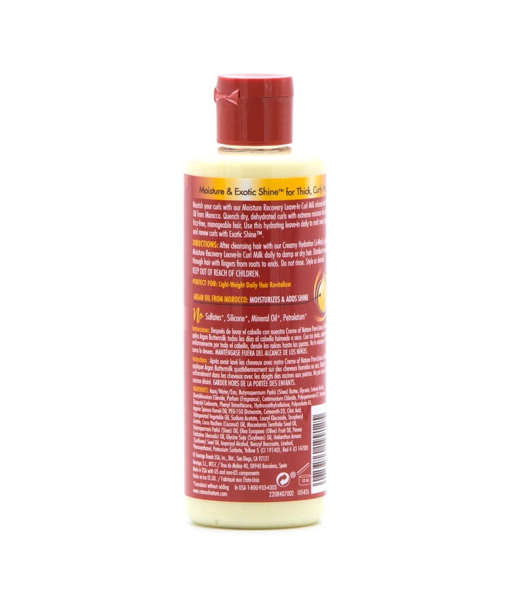 Creme Of Nature Arg/O Moist Recovery Leave-In Curl Hair Milk 8Oz, Hair Care - Cloré Beauty