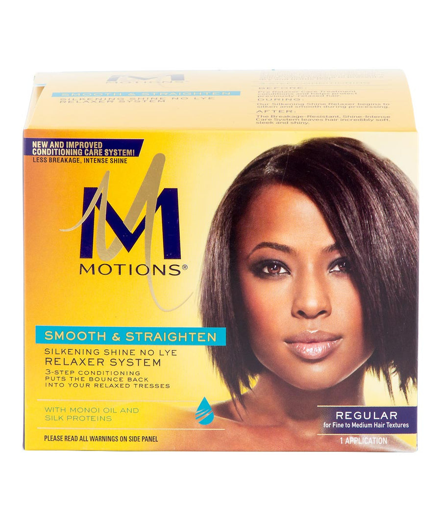 Motions Smooth Straighten Silkening Shine No Lye Relaxer System