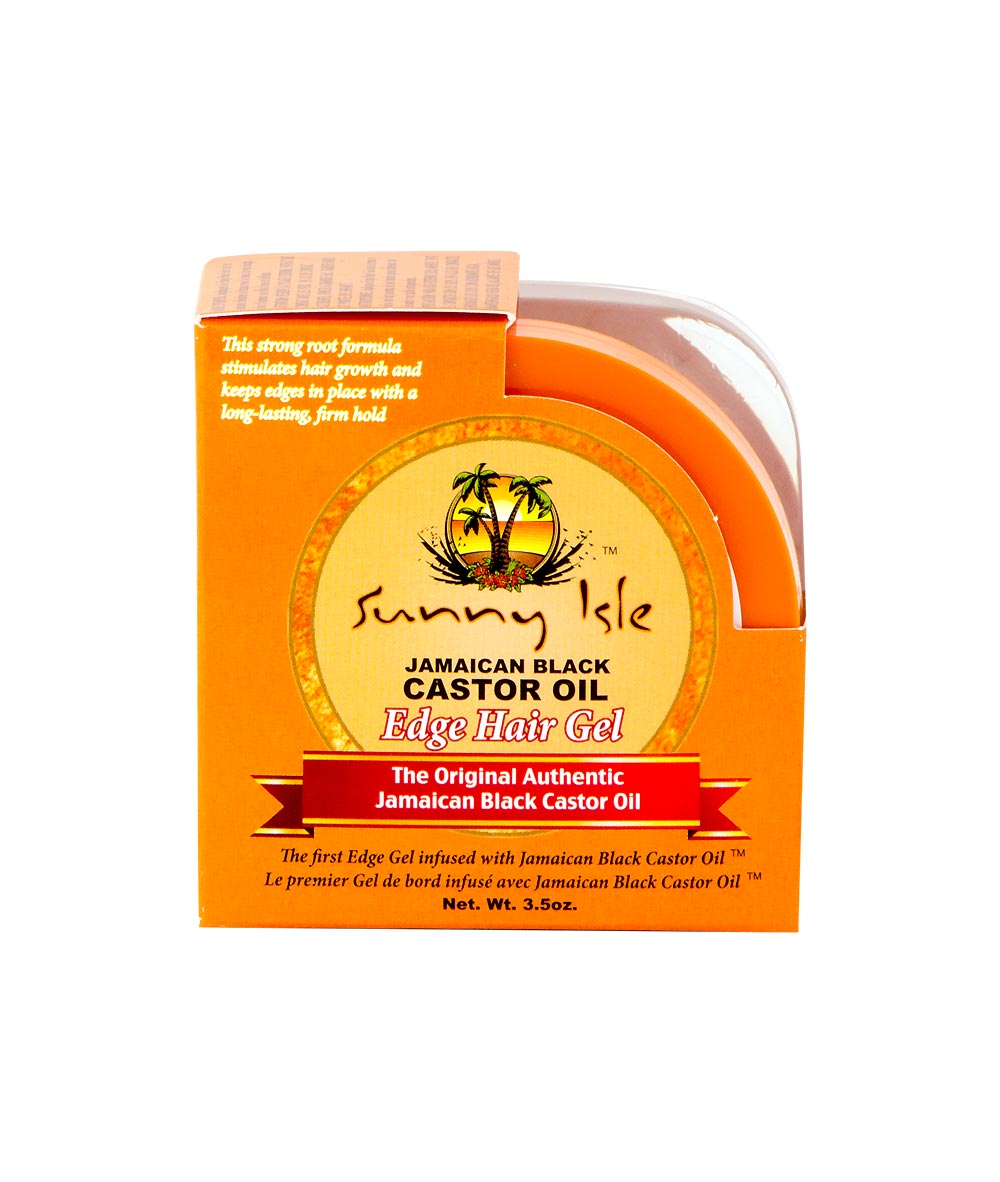 Sunny Isle Jmc Black Castor Oil Edge Hair Gel 3.5Oz