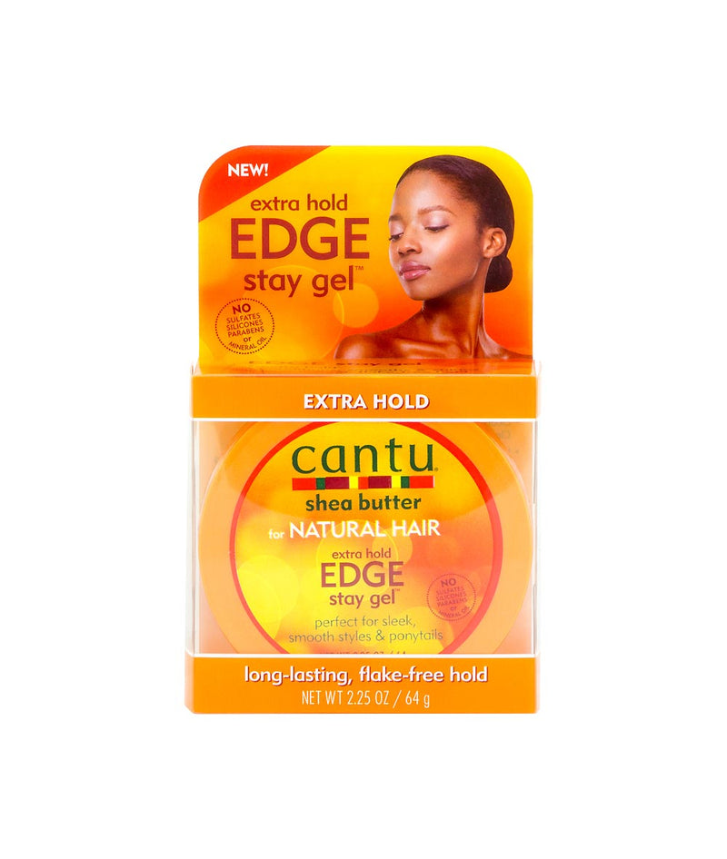 Cantu S/B Natural Hair Edge Stay Gel[Extra Hold] 2.25Oz