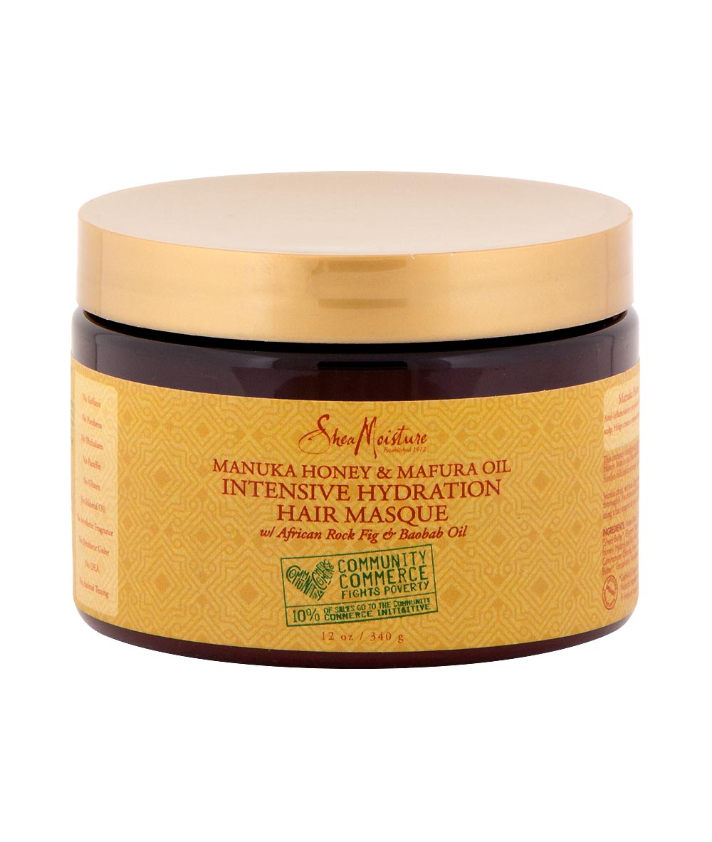 SheaMoisture Manuka Honey & Mafura Oil Intensive Hydration Hair Masque 12oz, HAIR CARE - Cloré Beauty