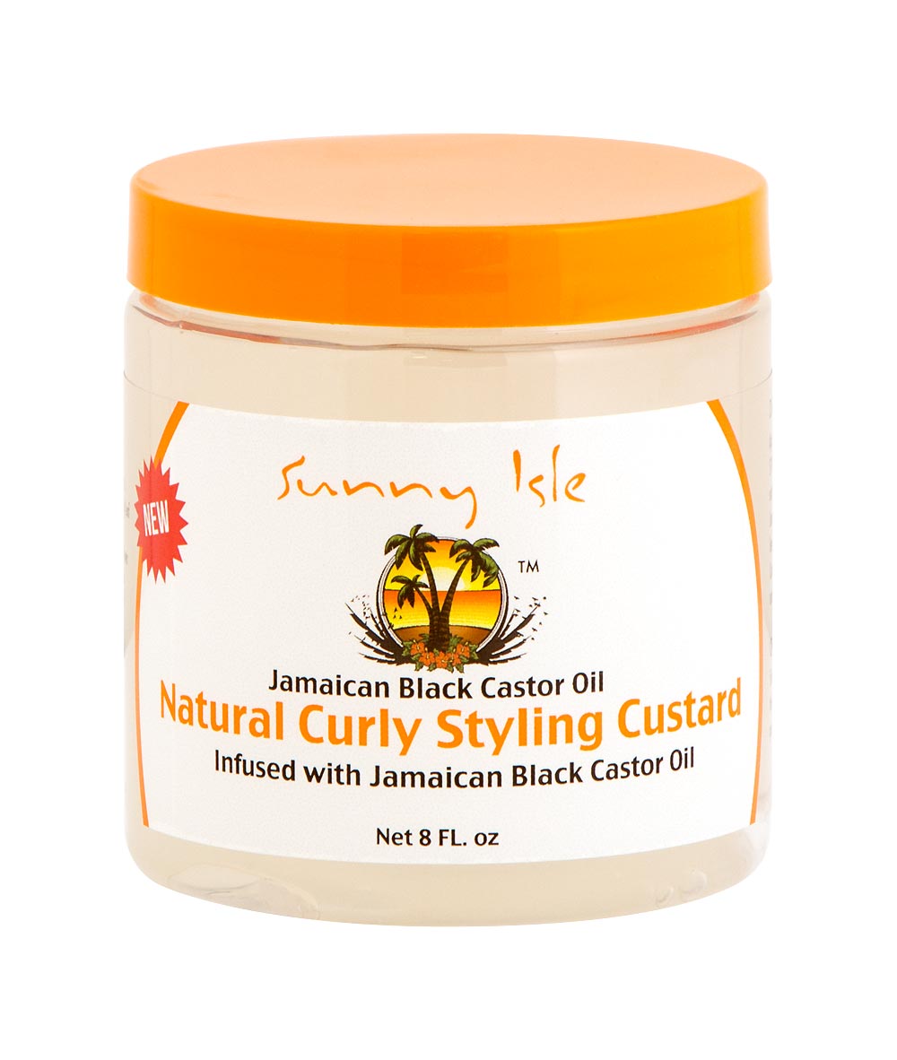 Sunny Isle Jbc/O Natural Curly Styling Custard 8Oz