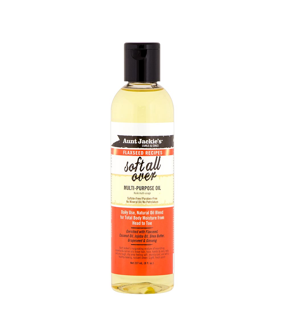 Aunt Jackie's Soft All Over Multi-Purpose Oil 8oz, Hair Care - Cloré Beauty