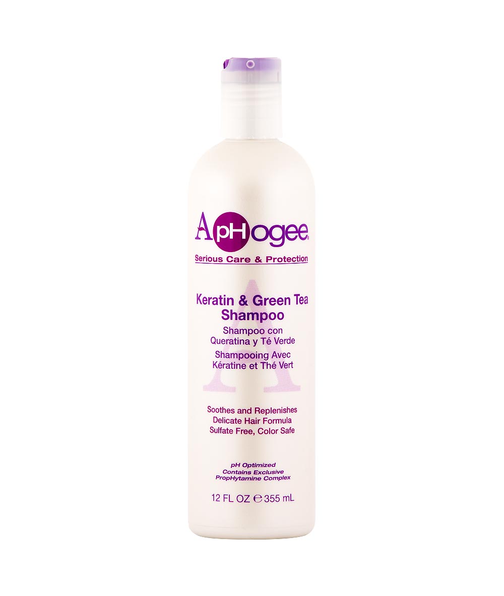 Aphogee Keratin&Green Tea Shampoo 12oz, HAIR CARE - Cloré Beauty
