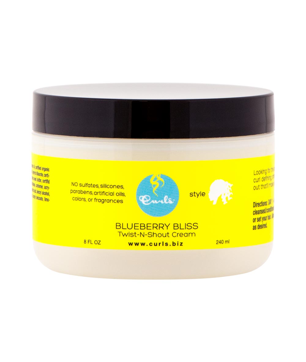 Curls Blueberry Bliss Twist-N-Shout Cream 8Oz