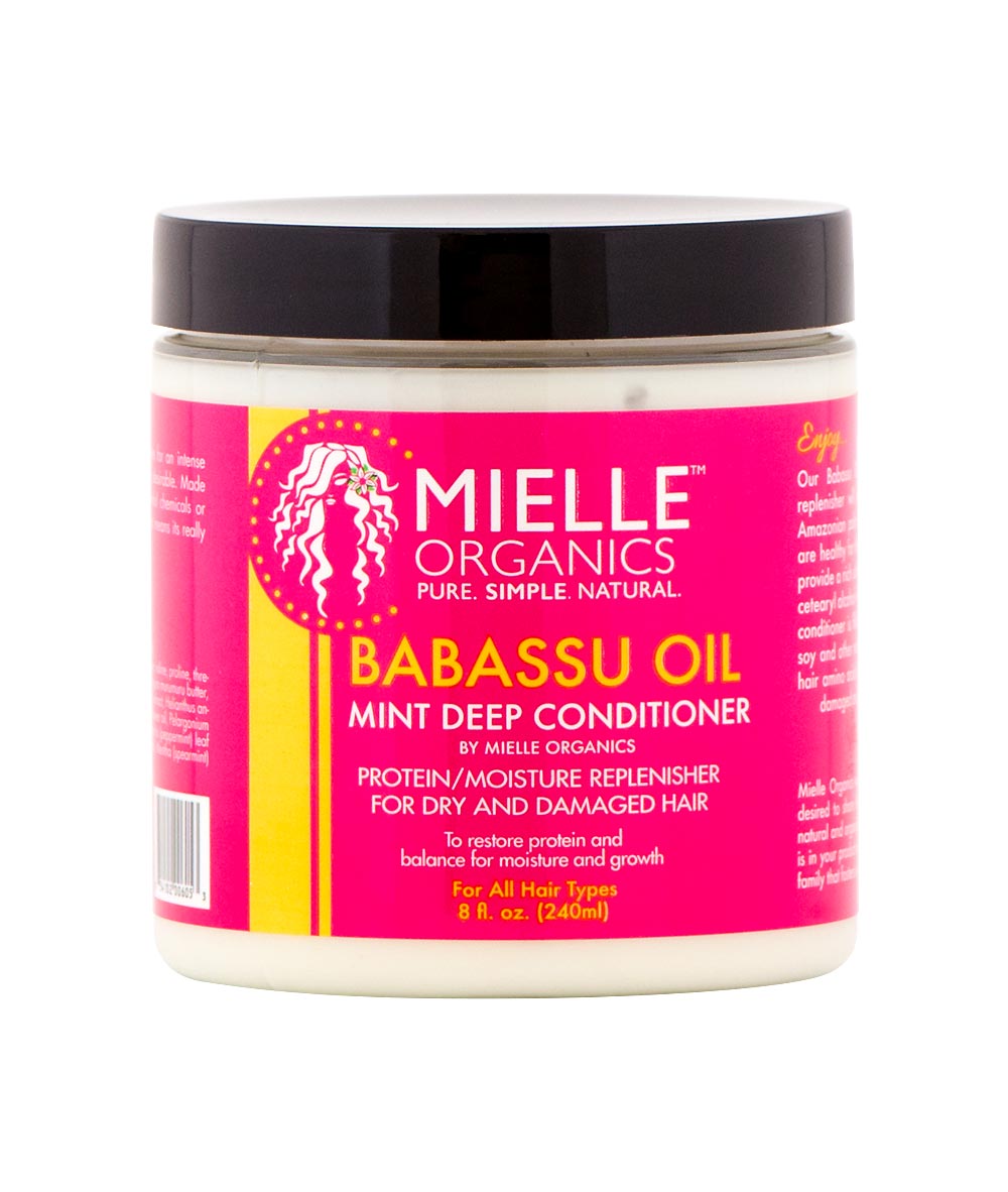 Mielle Organics Babassu Oil Mint Deep Conditioner 8oz, Hair Care - Cloré Beauty