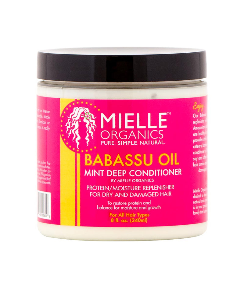 Mielle Organics Babassu Oil Mint Deep Conditioner 8Oz