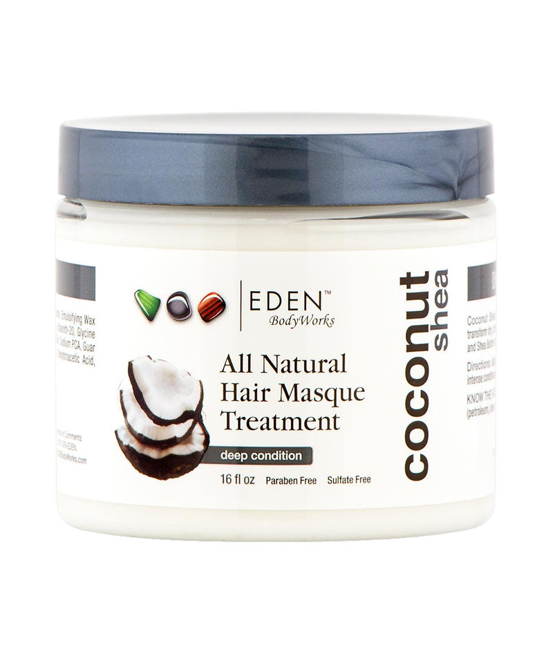 Eden Bodyworks Coconut Shea Hair Masque Treatment 16Oz