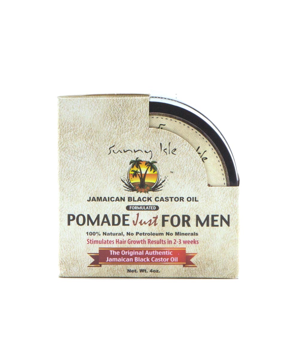 Sunny Isle Jmc Blk/C Oil Hair Food Pomade Just For Men 4oz, Hair Care - Cloré Beauty