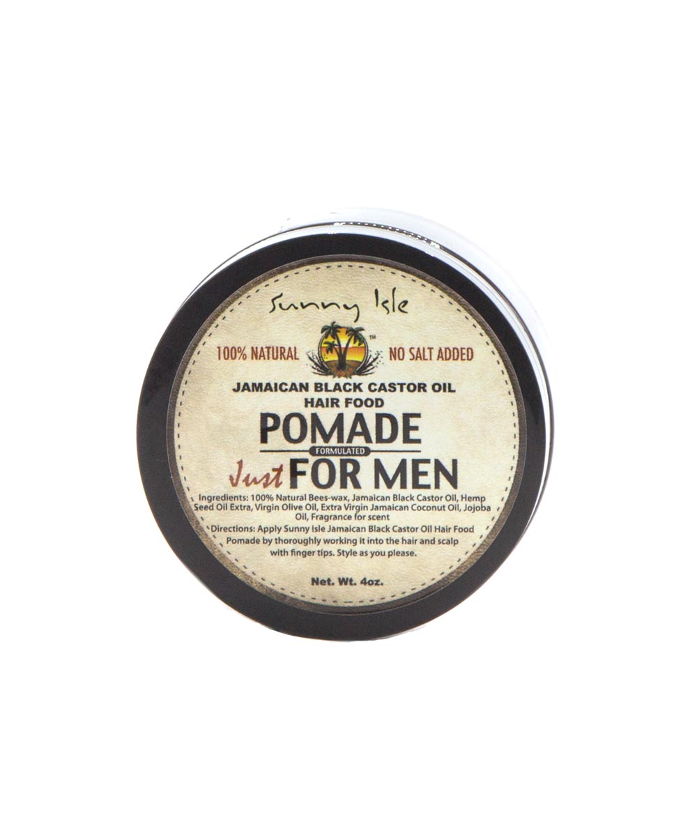 Sunny Isle Jmc Blk/C Oil Hair Food Pomade Just For Men 4oz, Hair Care - Cloré Beauty