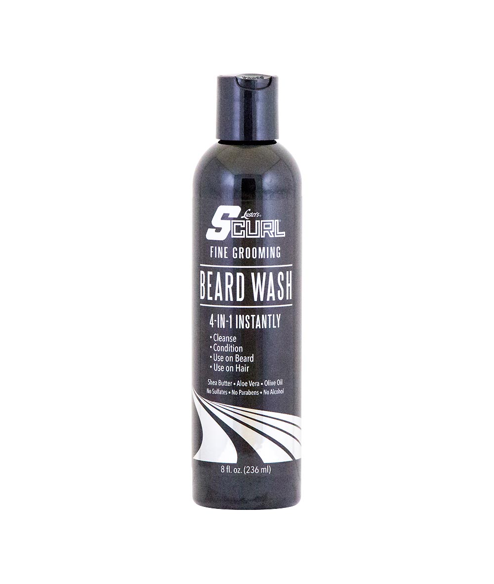 S-Curl Fine Grooming Beard Wash 8Oz