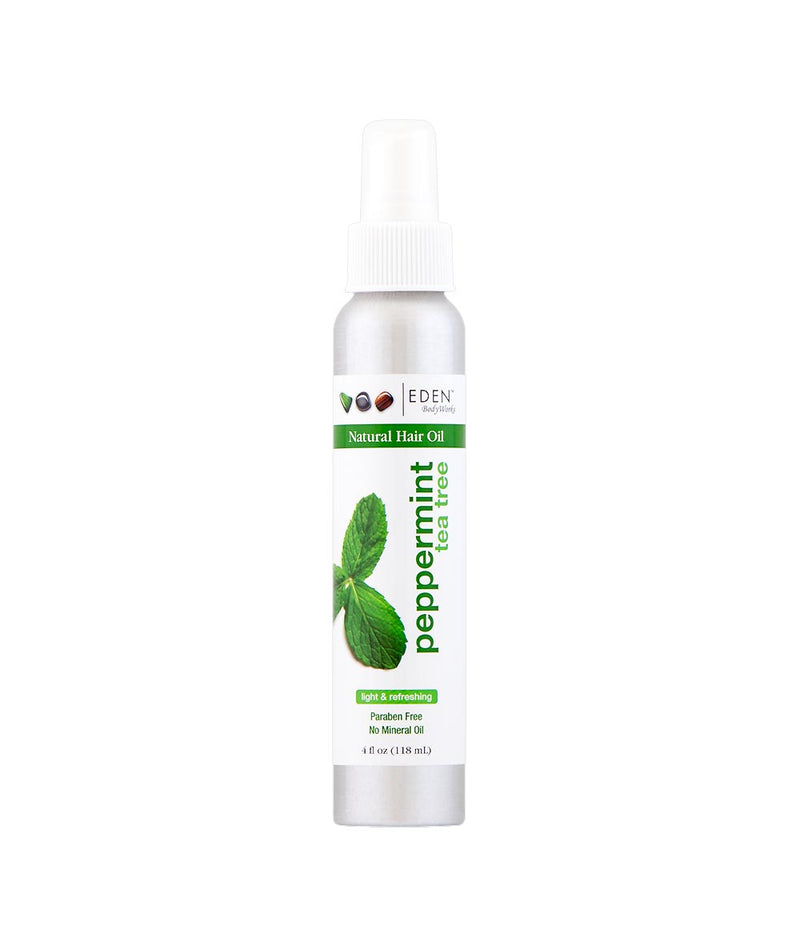 Eden Bodyworks Peppermint Tea Tree Natural Hair Oil 4Oz