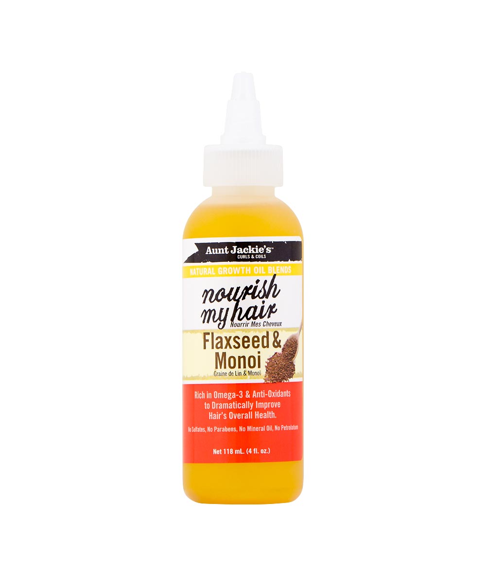 Aunt Jackie'S Growth Oil Nourish My Hair[Flaxseed&Monoi] 4Oz