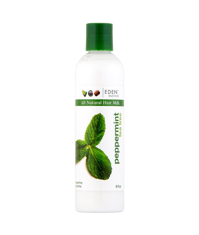 Eden Bodyworks Peppermint Tea Tree Natural Hair Milk 8Oz