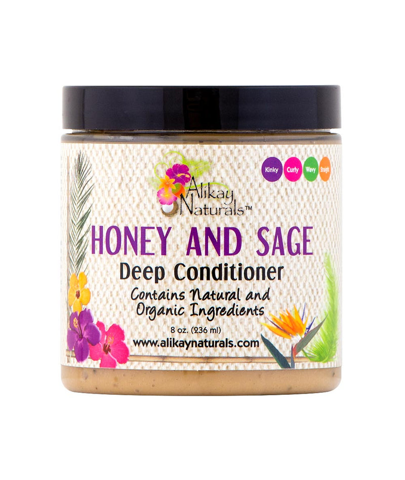 Alikay Naturals Honey And Sage Deep Conditioner 8Oz